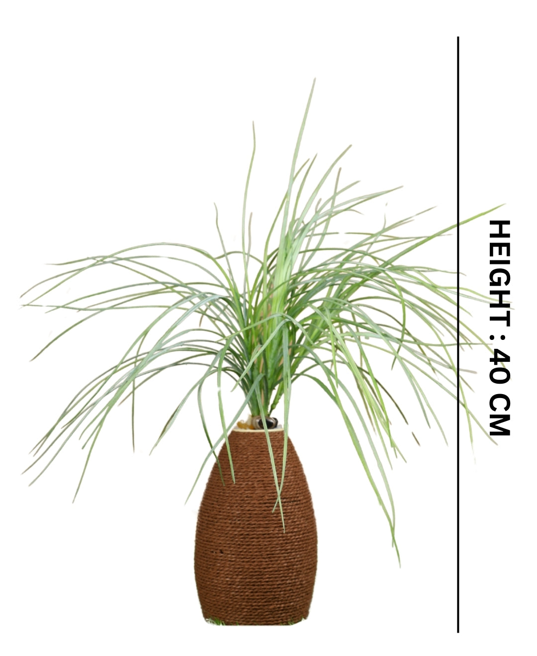 Pollination Attractive Artificial small plant Bush without Pot for Home Decor (Pack of 2)