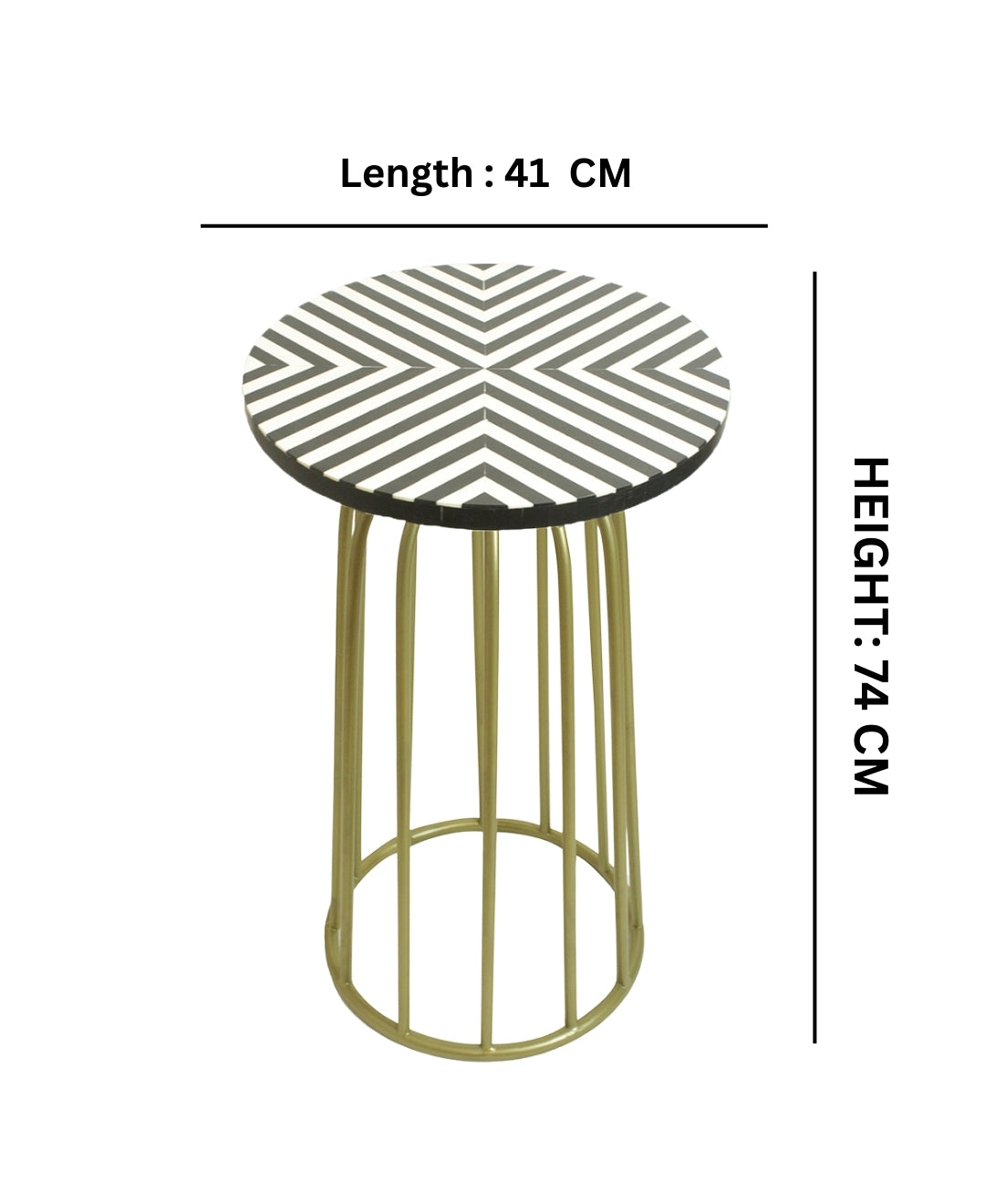 PolliNation Retro Style Nesting Table