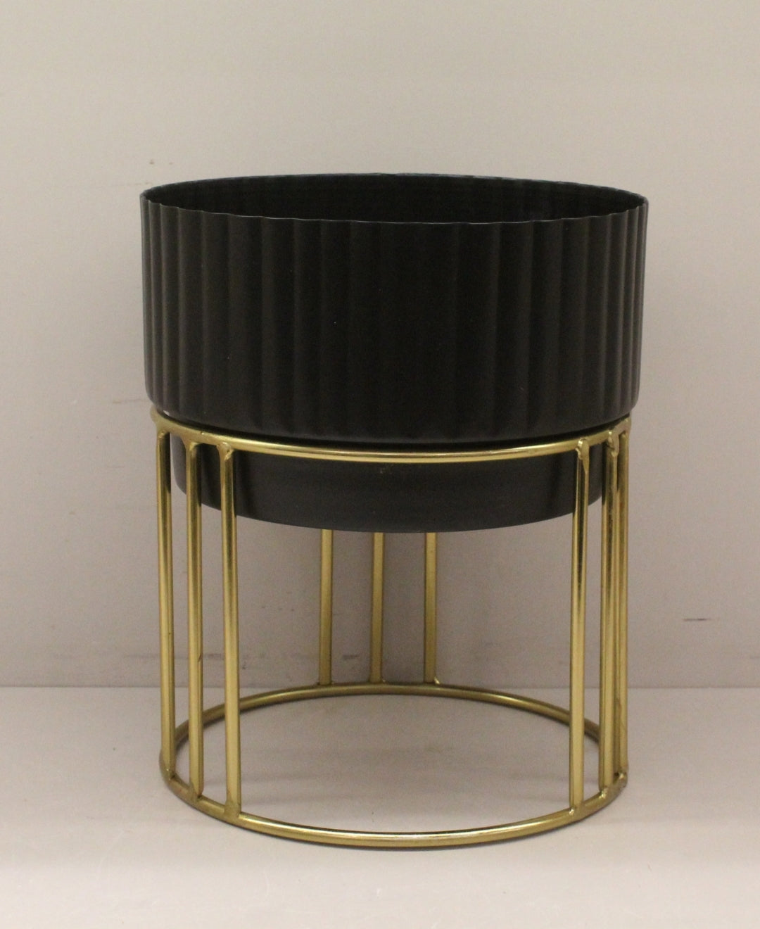 Pollination weston crafts metal Planter stand with pot for your Home or Office Decor-Small