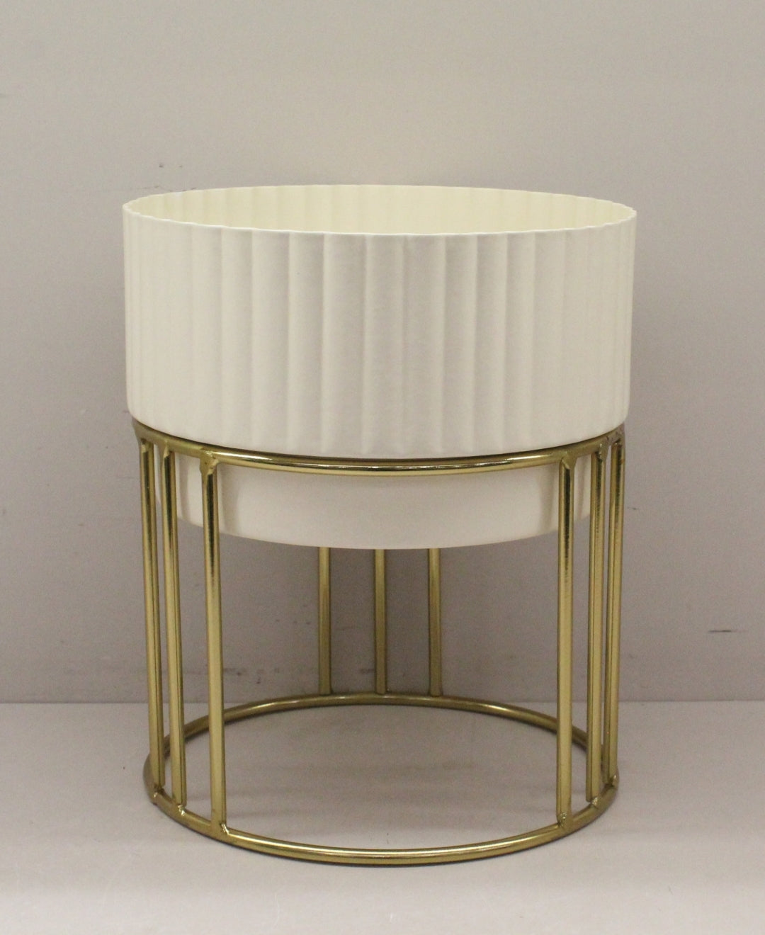 Pollination weston crafts metal Planter stand with pot for your Home or Office Decor-Small