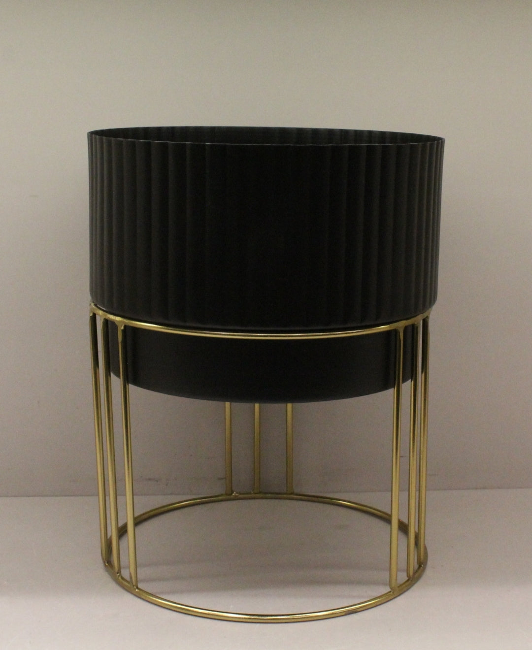 Pollination weston crafts metal Planter stand with pot for your Home or Office Decor-Medium