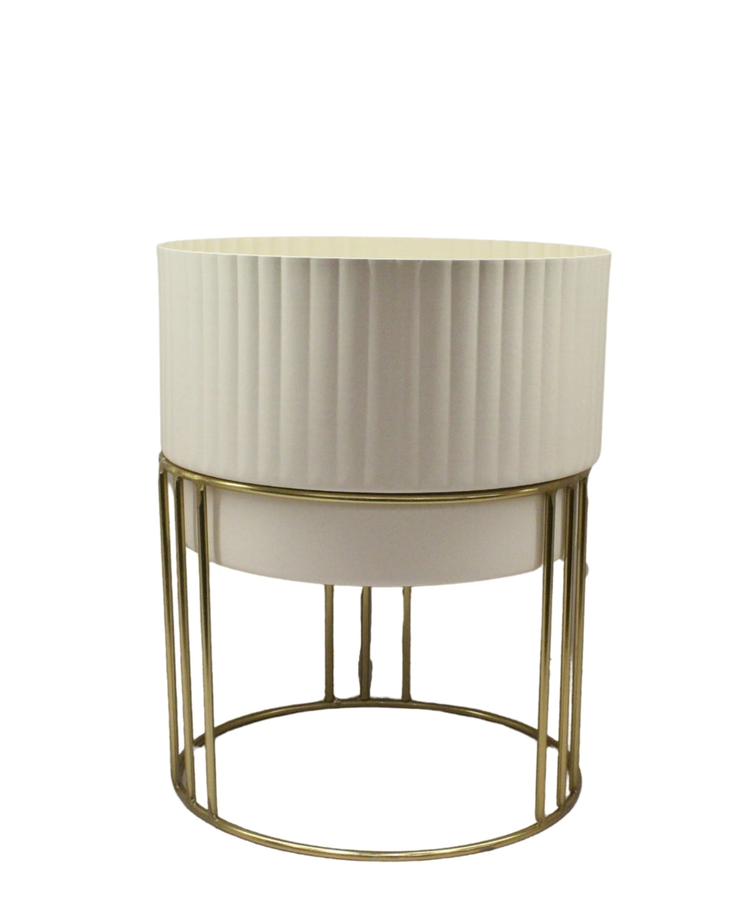 Pollination weston crafts metal Planter stand with pot for your Home or Office Decor-Medium