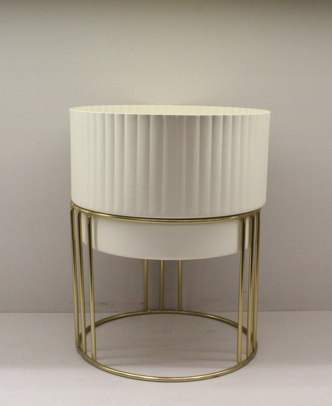 Pollination weston crafts metal Planter stand with pot for your Home or Office Decor-Medium