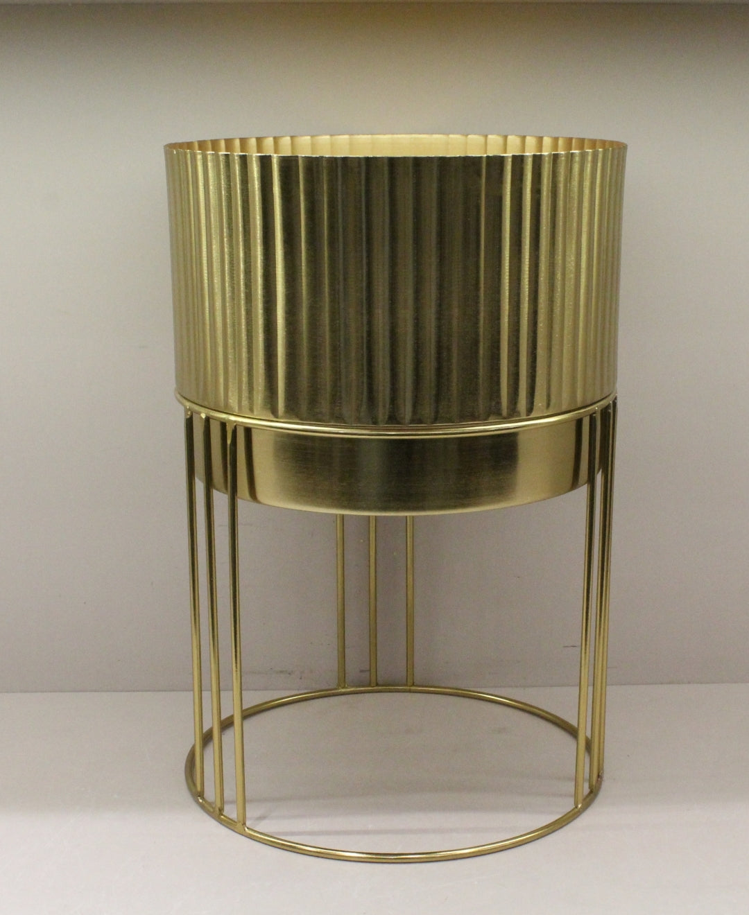 Pollination weston crafts metal Planter stand with pot for your Home or Office Decor-Large