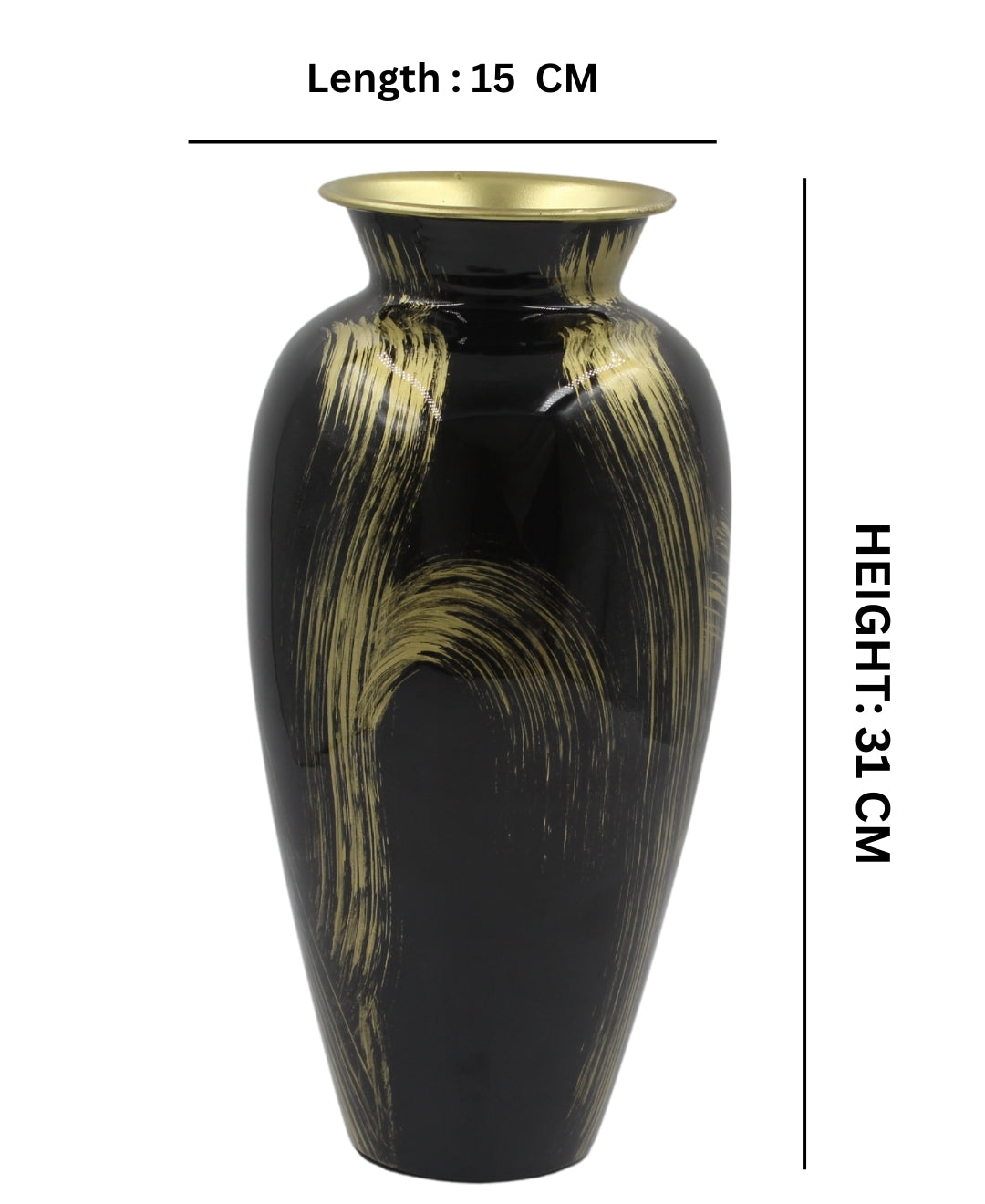 PolliNation Metal Flower vase for Home Decor and Office Decor