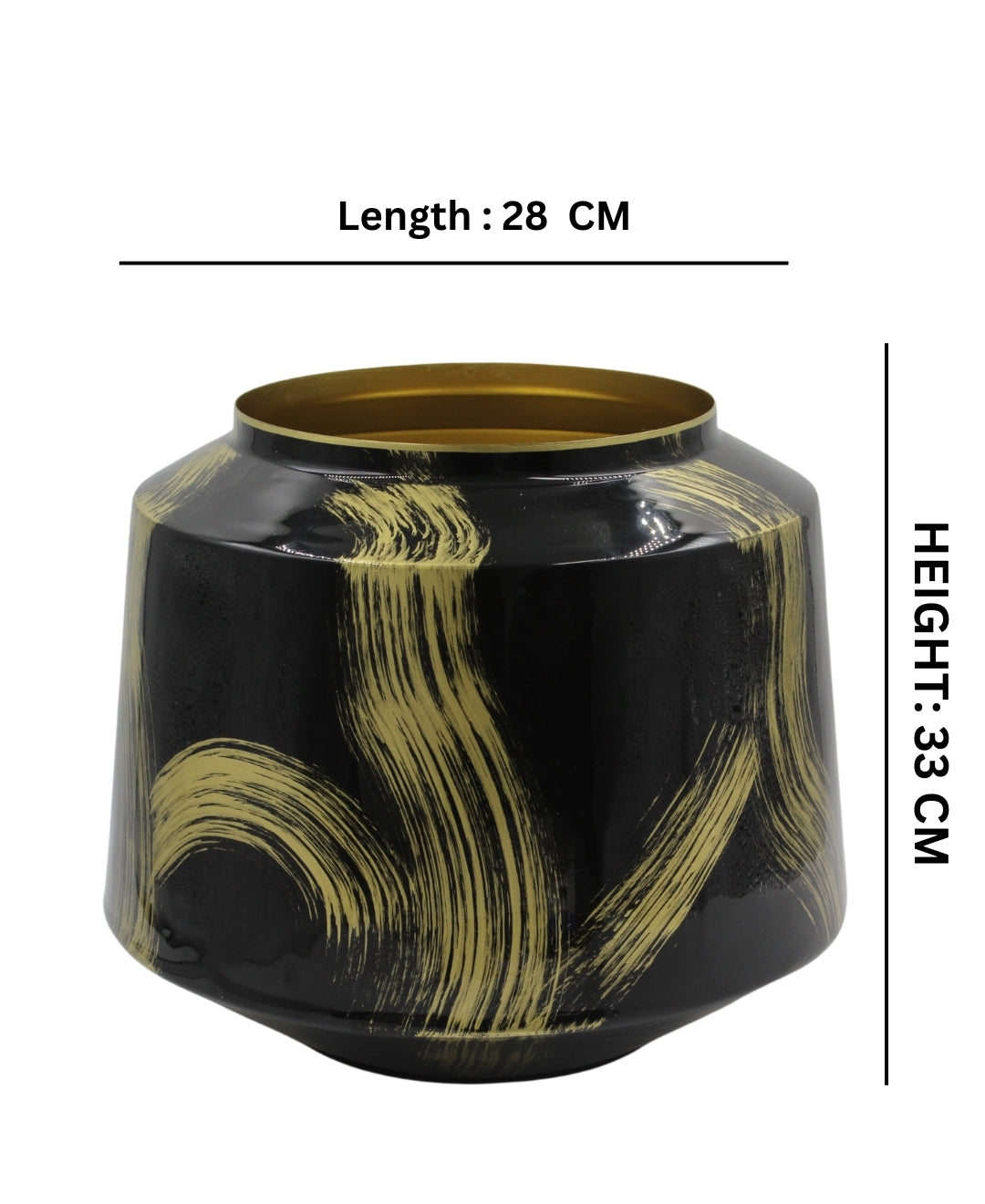 PolliNation Metal Flower vase for Home Decor and Office Decor