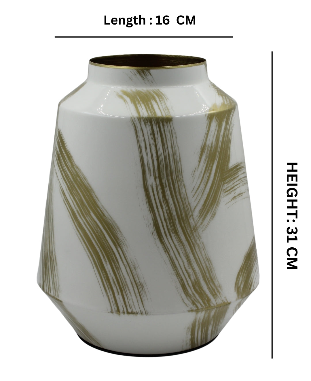 PolliNation Metal Flower vase for Home Decor and Office Decor