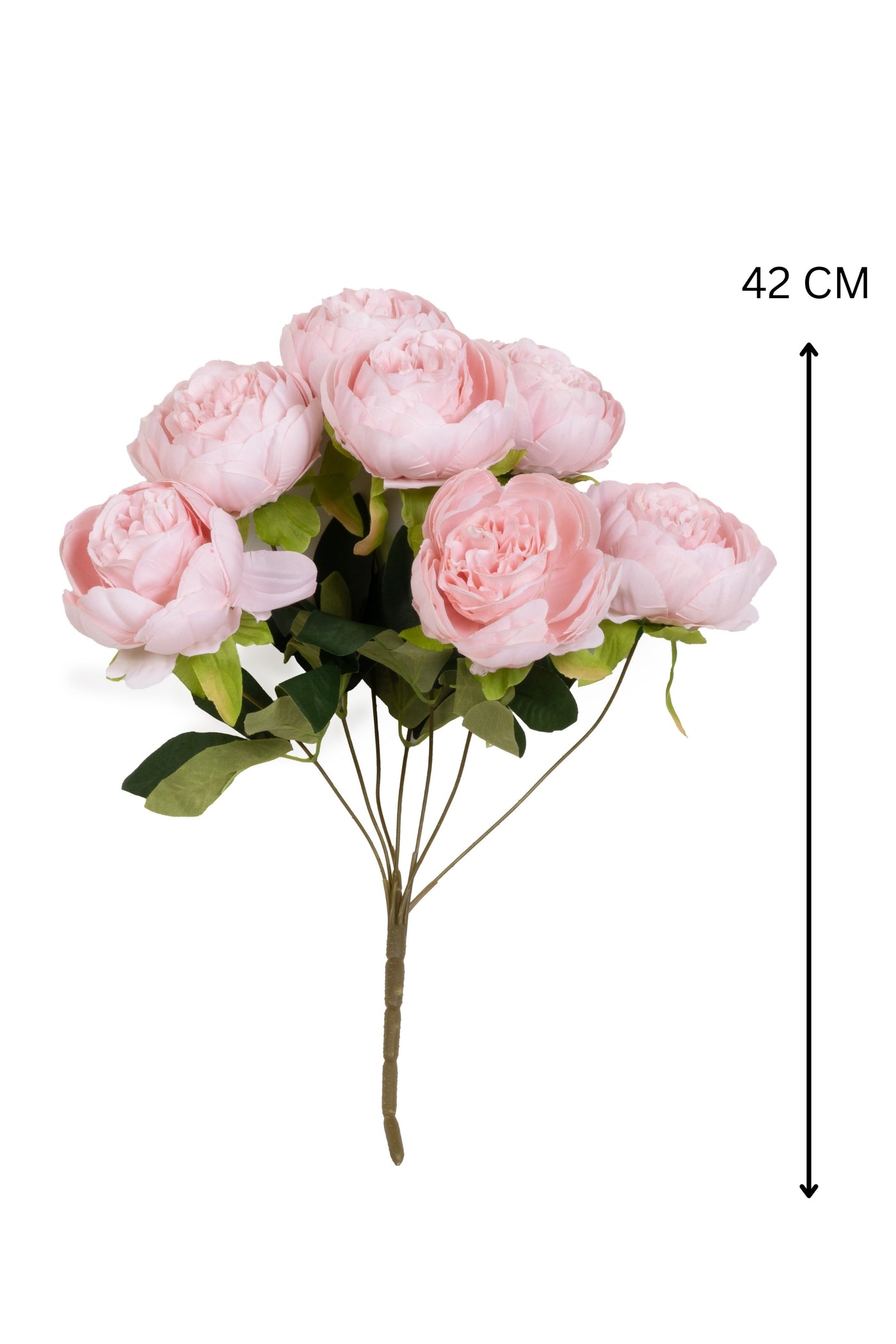 Peony Artificial Flowers Bunch for your home or office decor-Peach