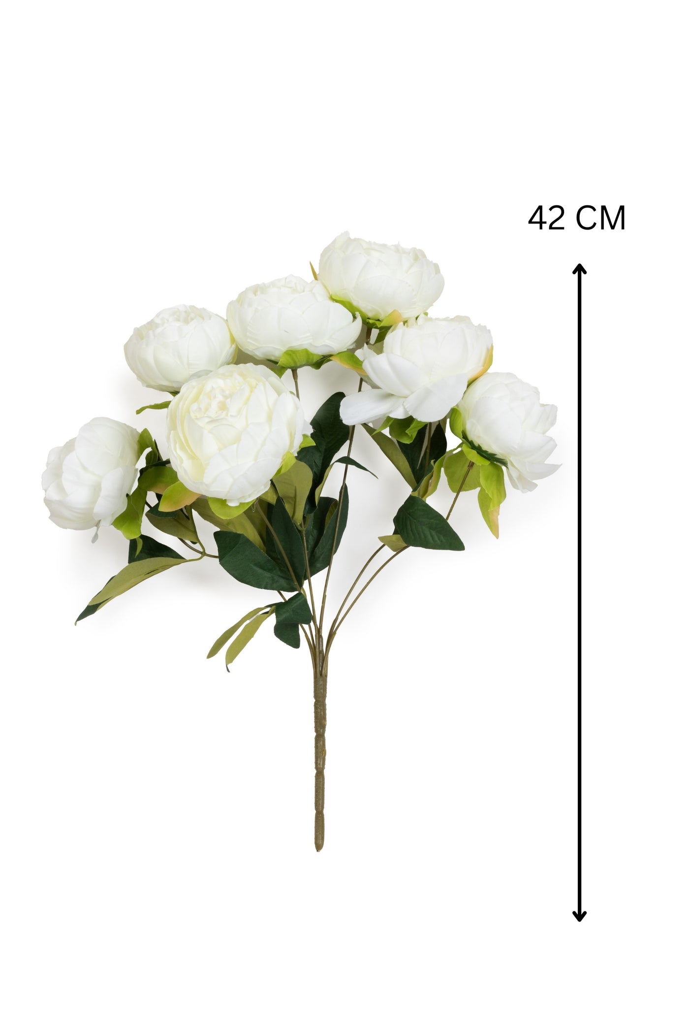 Peony Artificial Flowers Bunch for your home or office decor-Peach