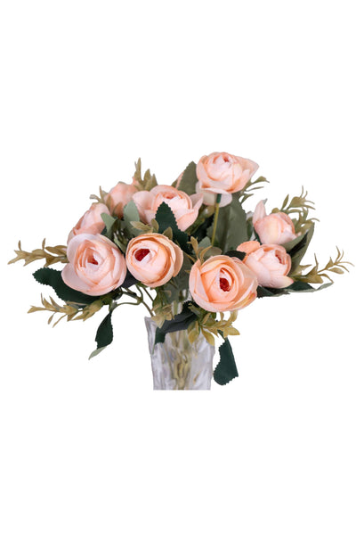 Camellia Flower Bunch-White