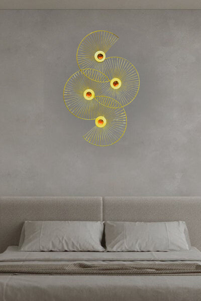 PolliNation Radiant Circular Metal Wall Art