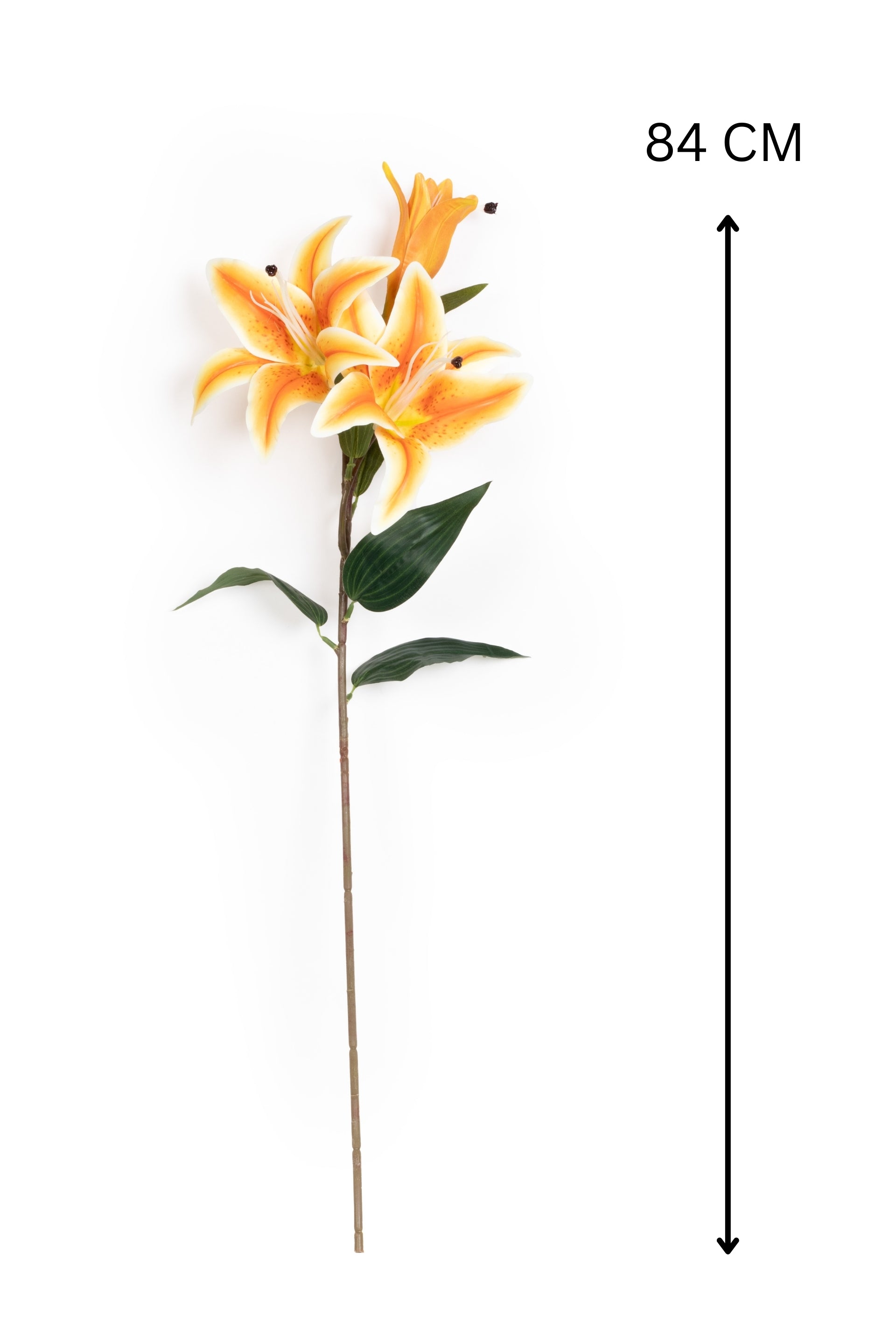 Artificial Lily Flower Stick-White