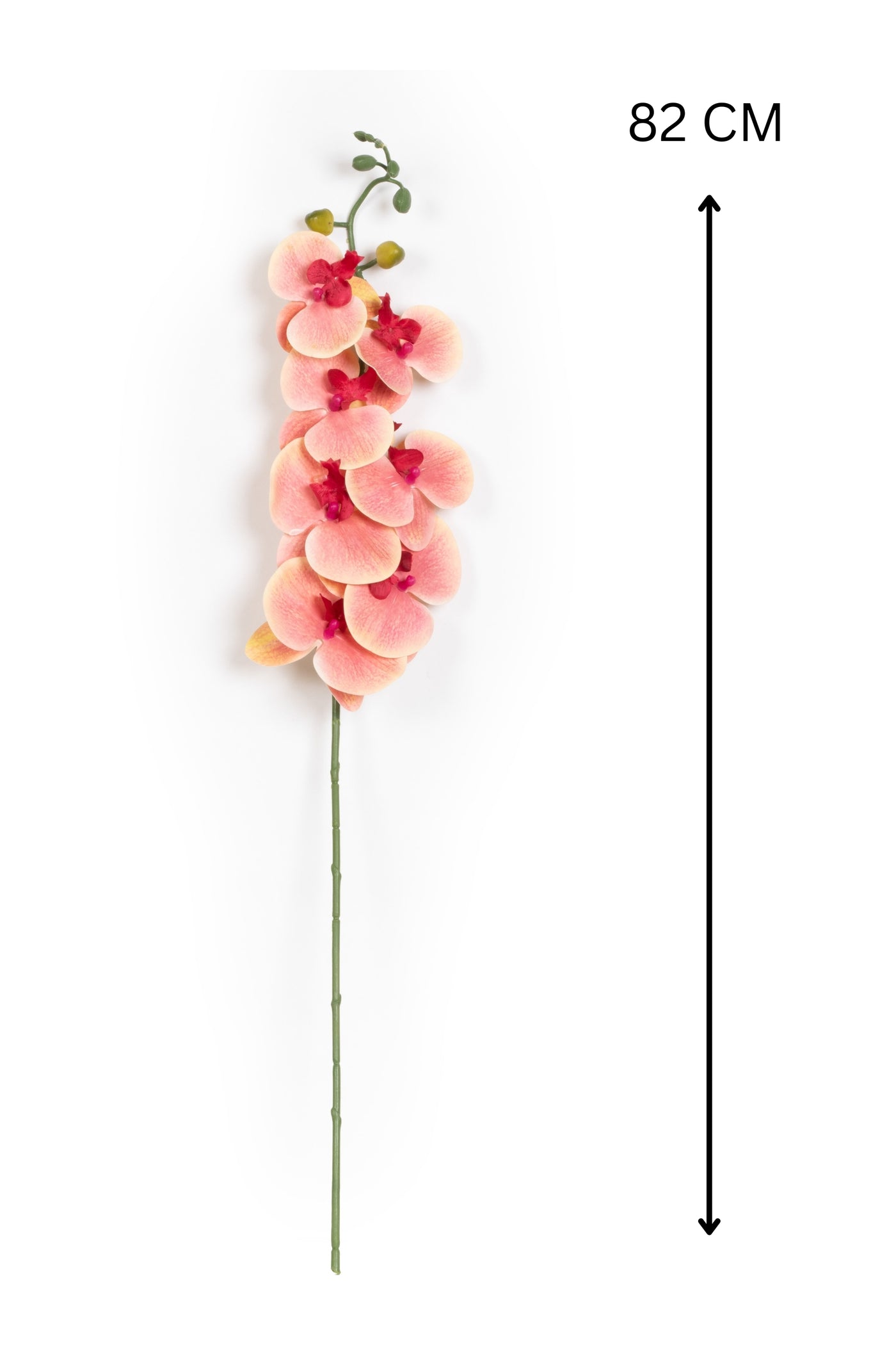 Dual Stem Artificial Orchid Flower-Dark Pink