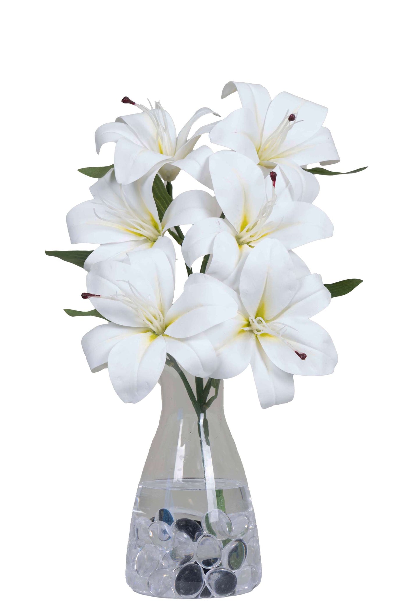 Artificial Lily Flowers for your home or office decor-Orange