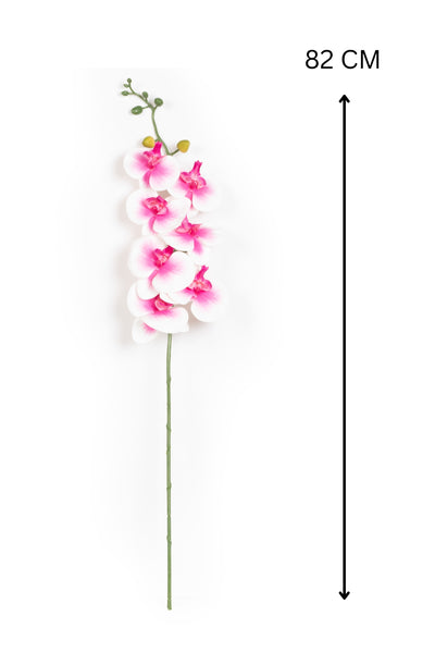 Dual Stem Artificial Orchid Flower-Light Pink