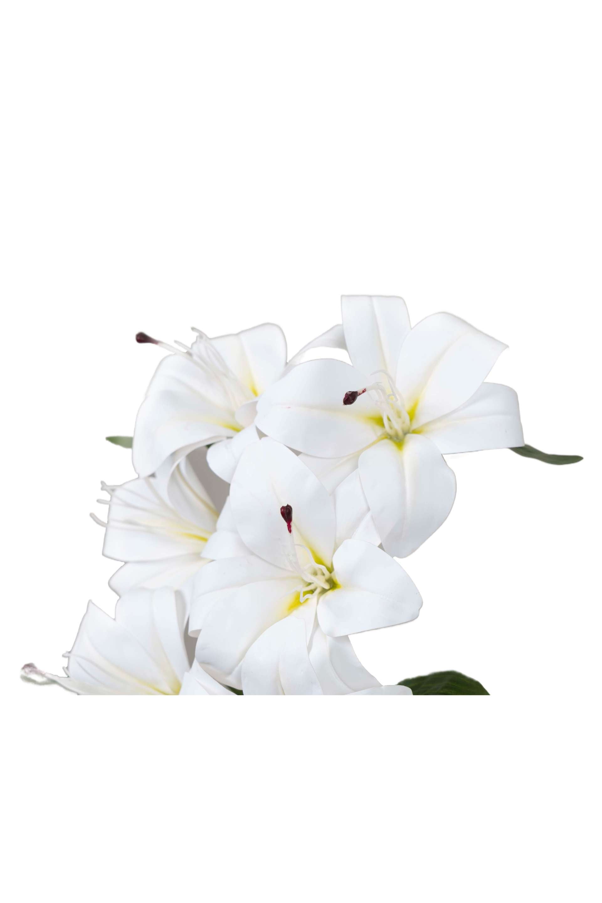 Artificial Lily Flowers for your home or office decor-White
