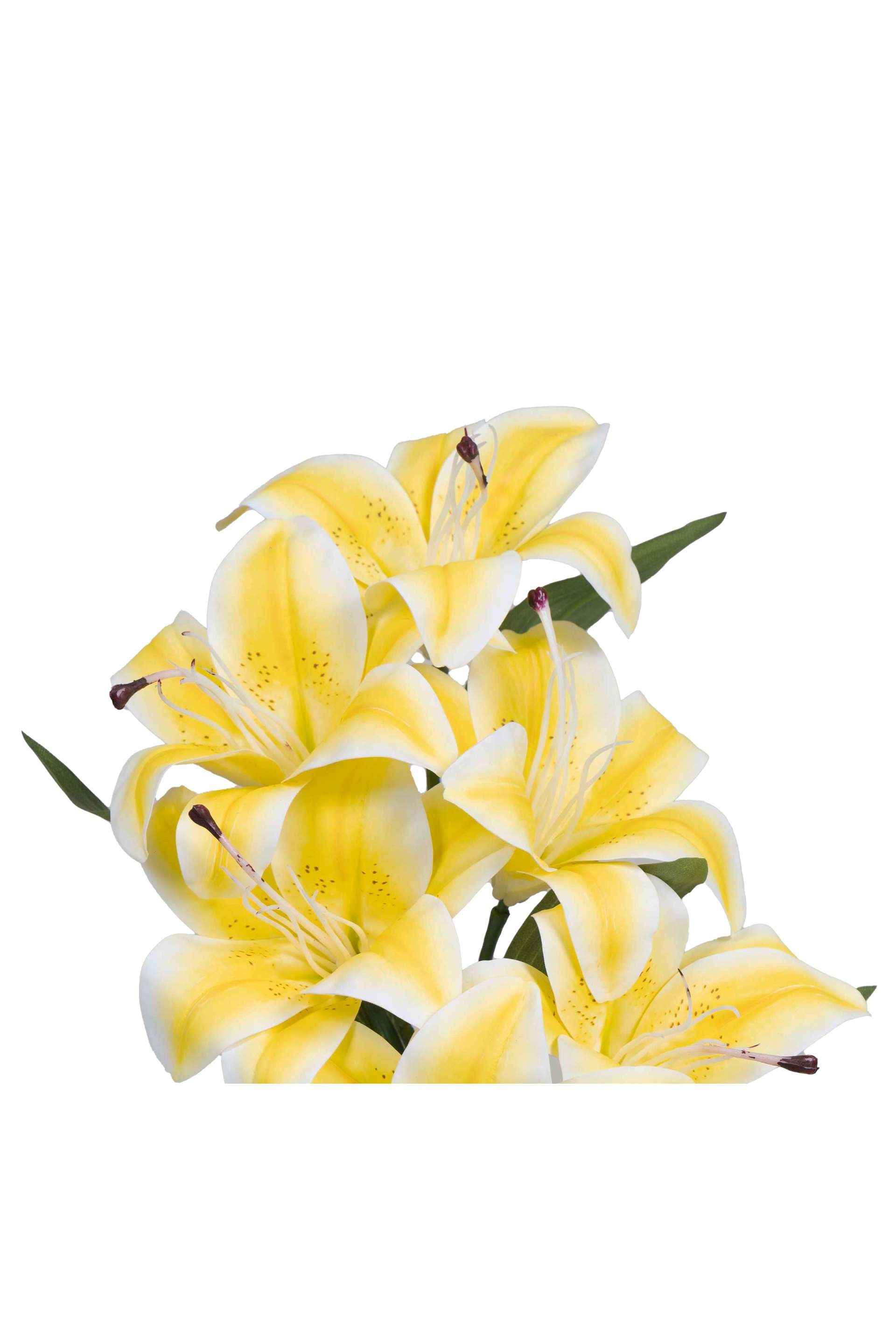 Artificial Lily Flowers for your home or office decor-White