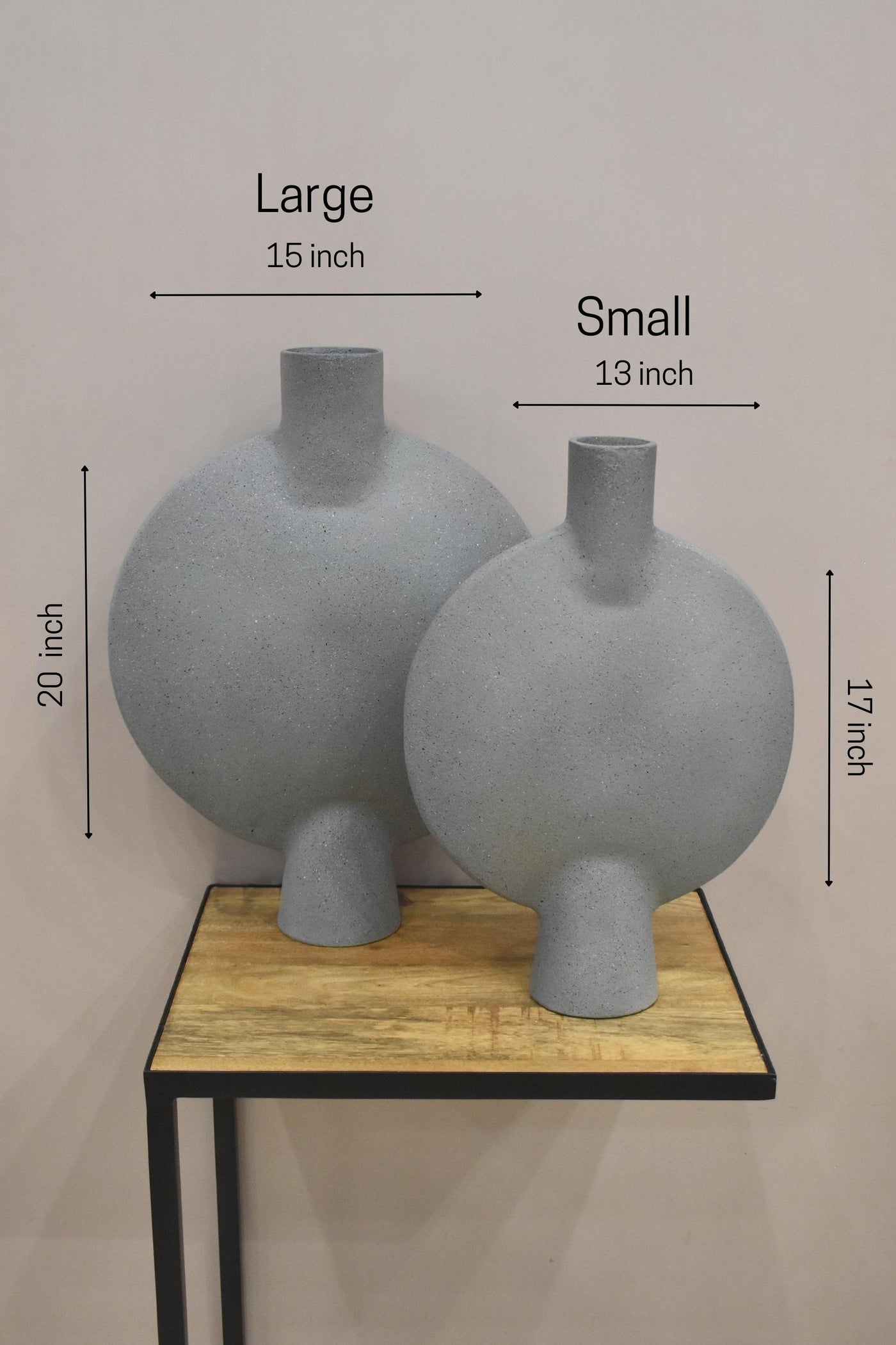 Ceramic Sphere Flower Vase for your Home or Office decor-Large