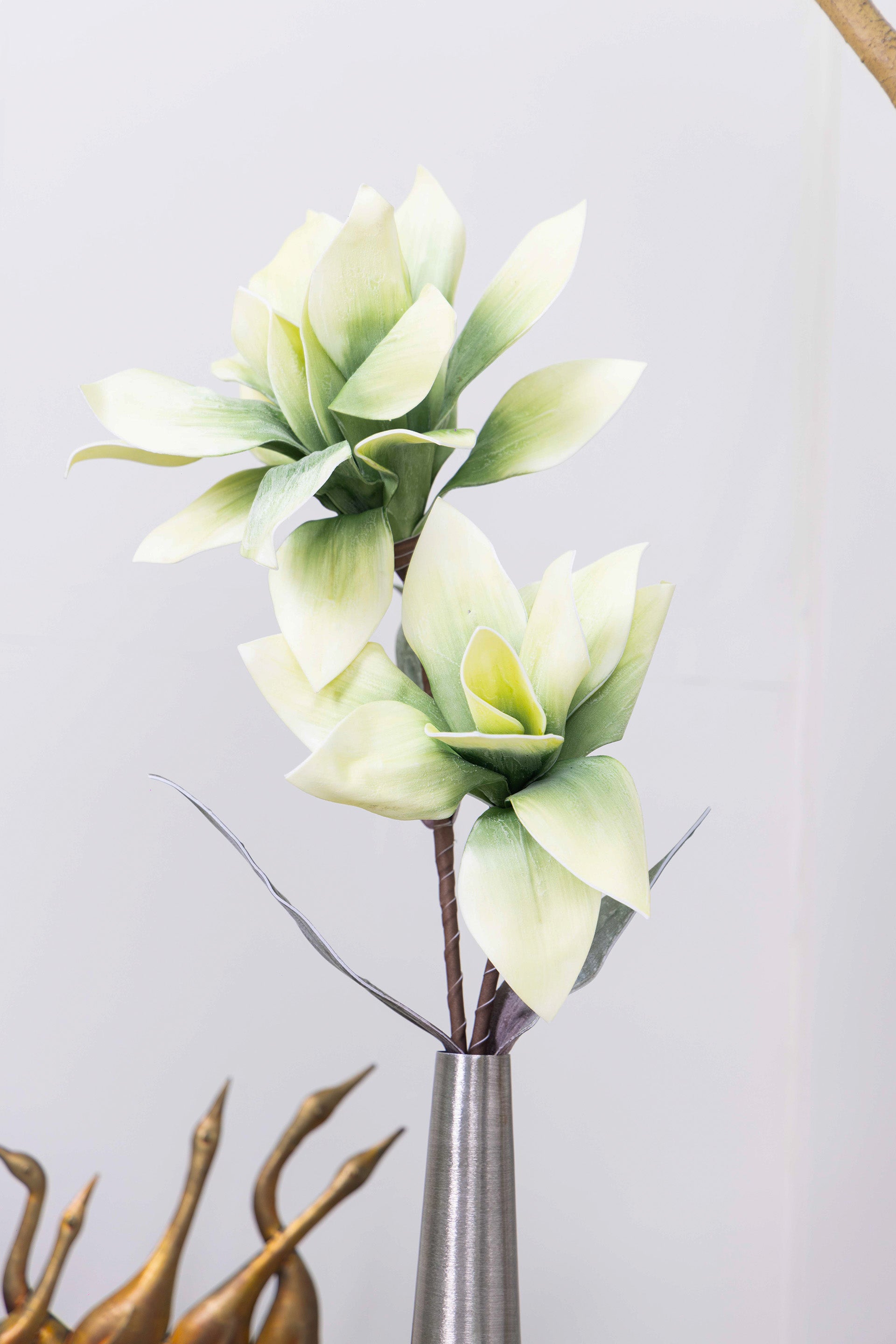 Magnolia foam flower for your Home or Office Décor-Green