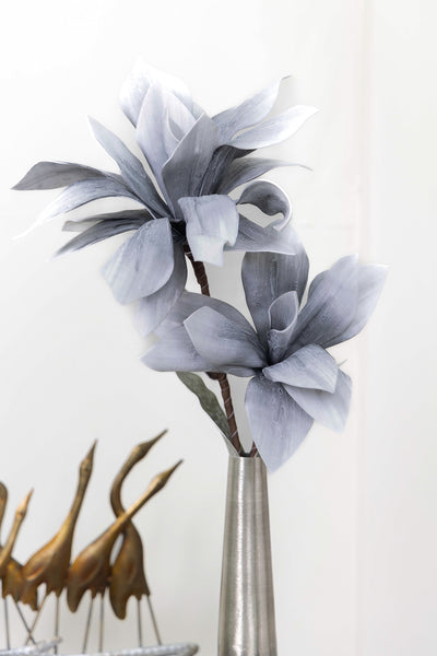 Magnolia foam flower for your Home or Office Décor-Blue