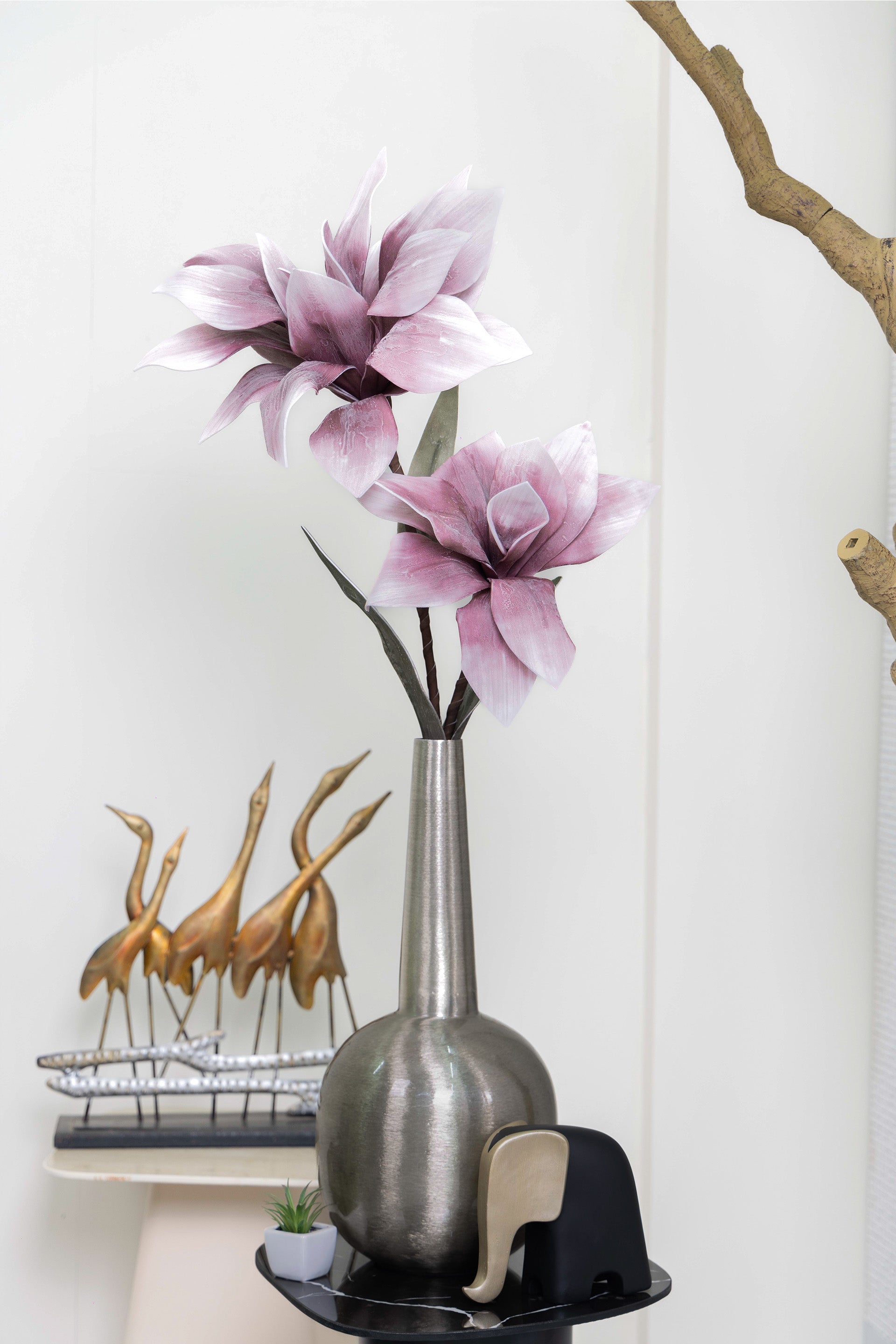 Magnolia foam flower for your Home or Office Décor-Green