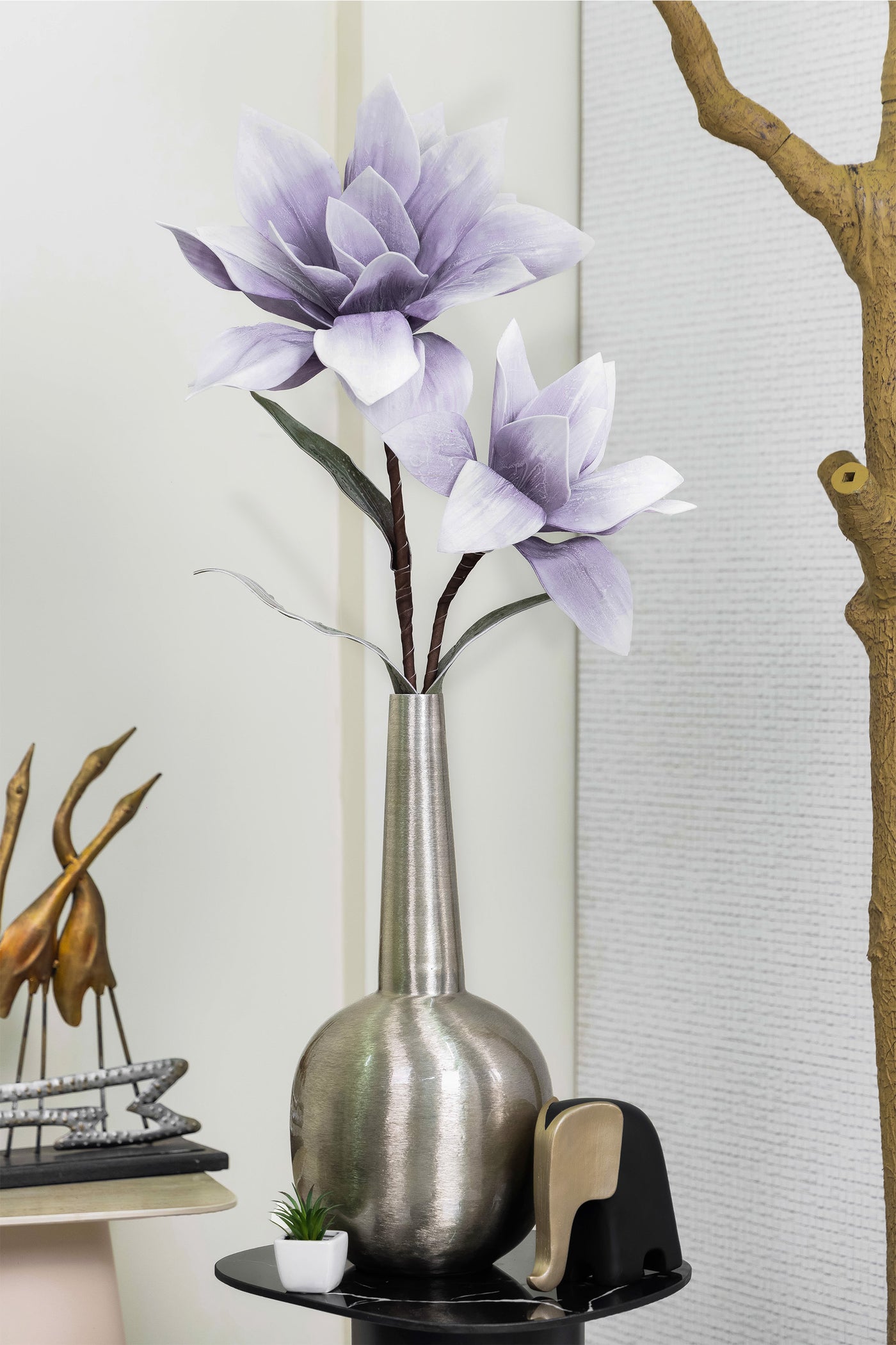 Magnolia foam flower for your Home or Office Décor-Blue