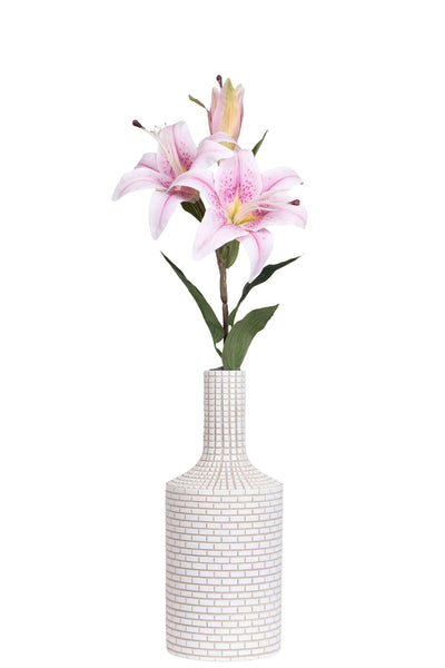 Artificial Lily Flower Stick-Purple