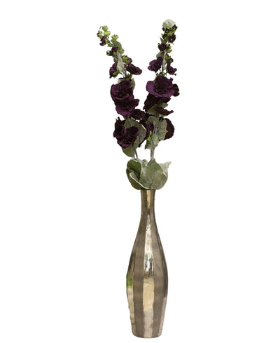 Ethereal Hollyhock Artificial Flower Sticks - Pack Of 2