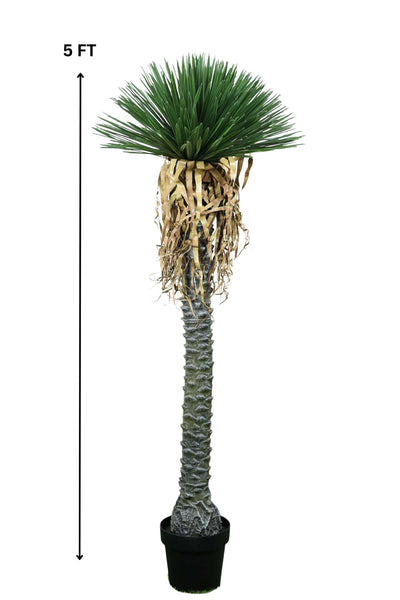 Artificial Dracaena Palm Tree With Pot ( Pack 1 ) - 5 Ft.