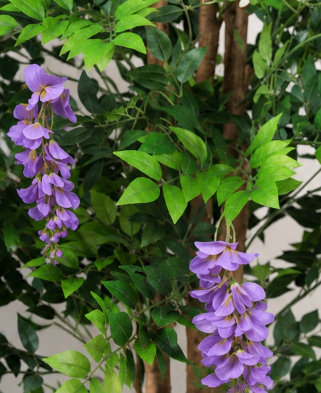 Premium Artificial Lavender Wisteria Flowering Tree Without Pot - 6FT