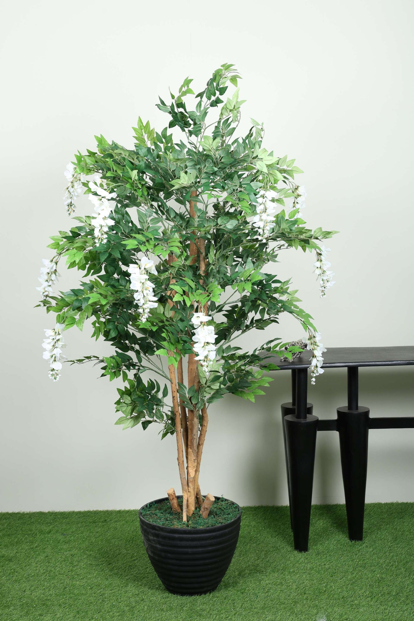 Artificial Wisteria Tree Without Pot ( Pack Of 1 ) - 5.2 Ft