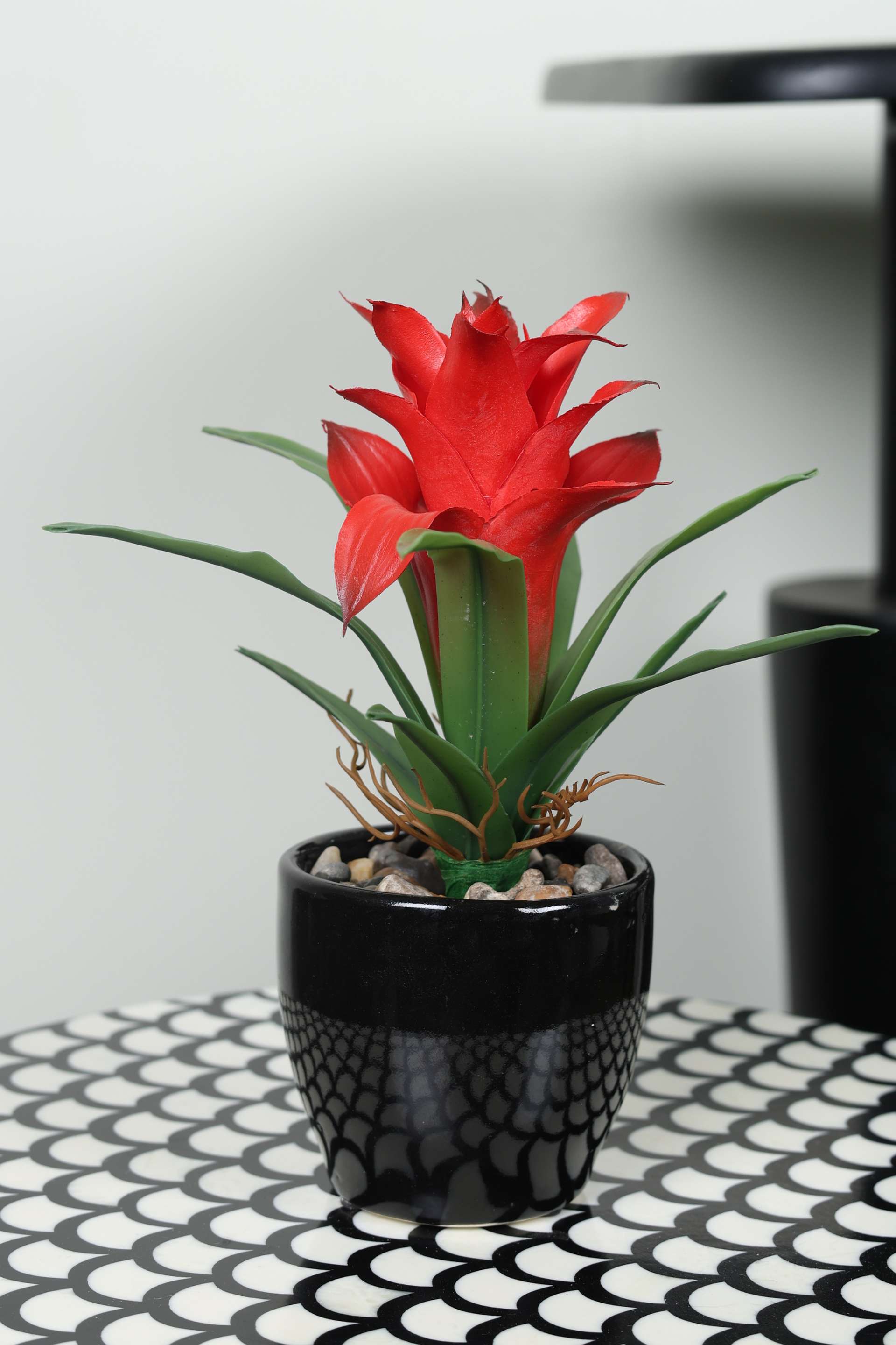 Artificial Bromeliad Guzmania Bonsai