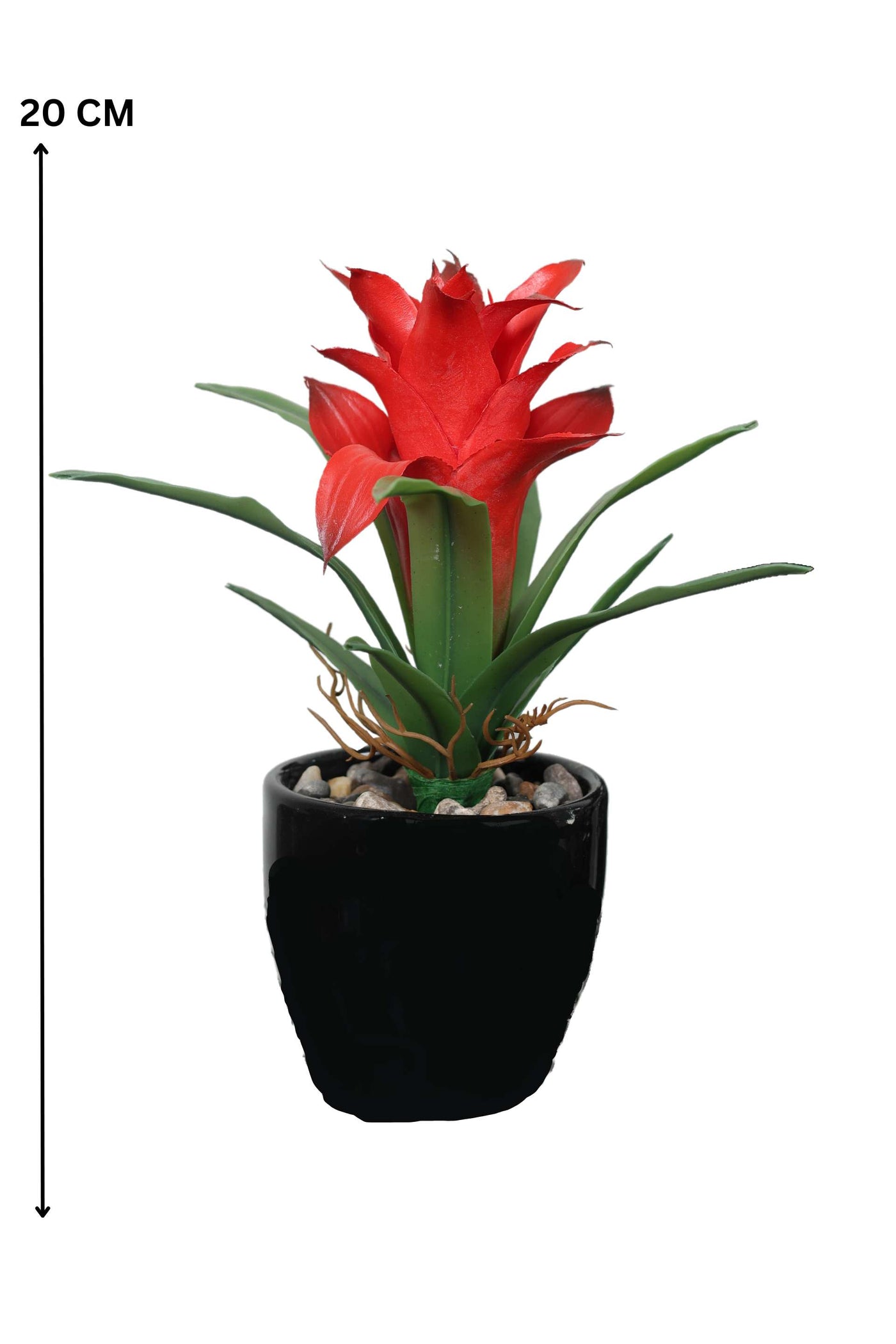 Artificial Bromeliad Guzmania Bonsai