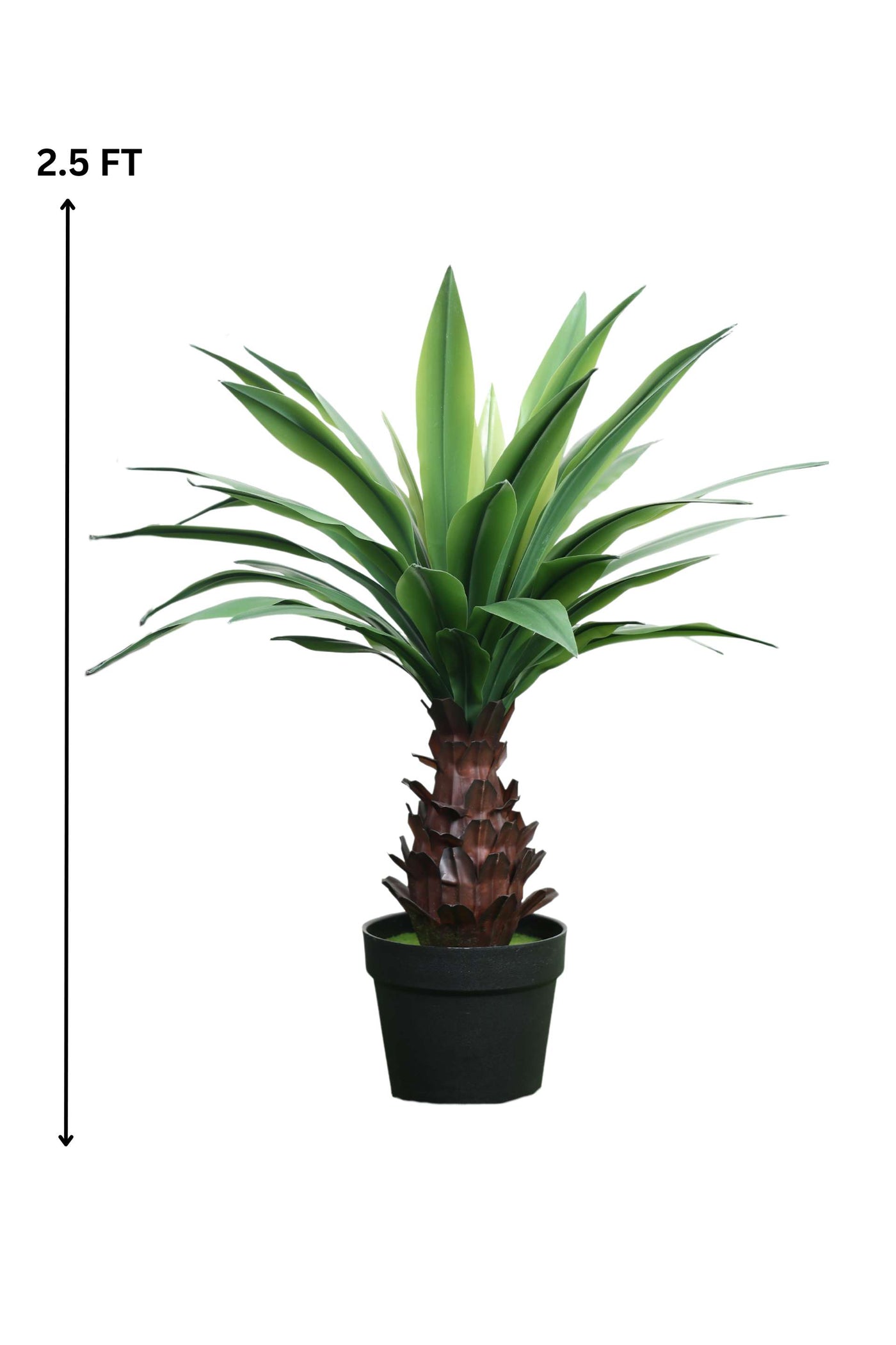 Artificial Yucca Palm Plant with Pot - 2.5 Ft.