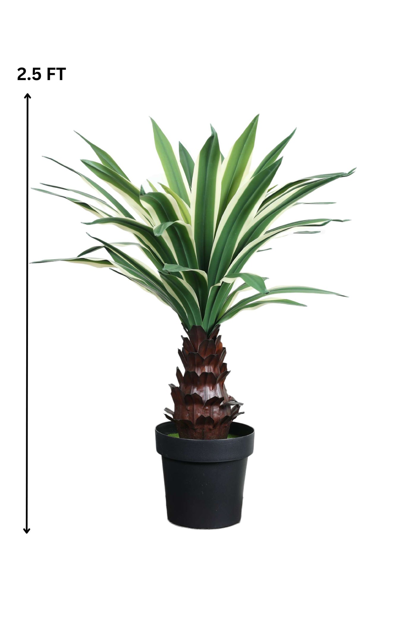 Artificial Yucca Palm Plant with Pot - 2.5 Ft.