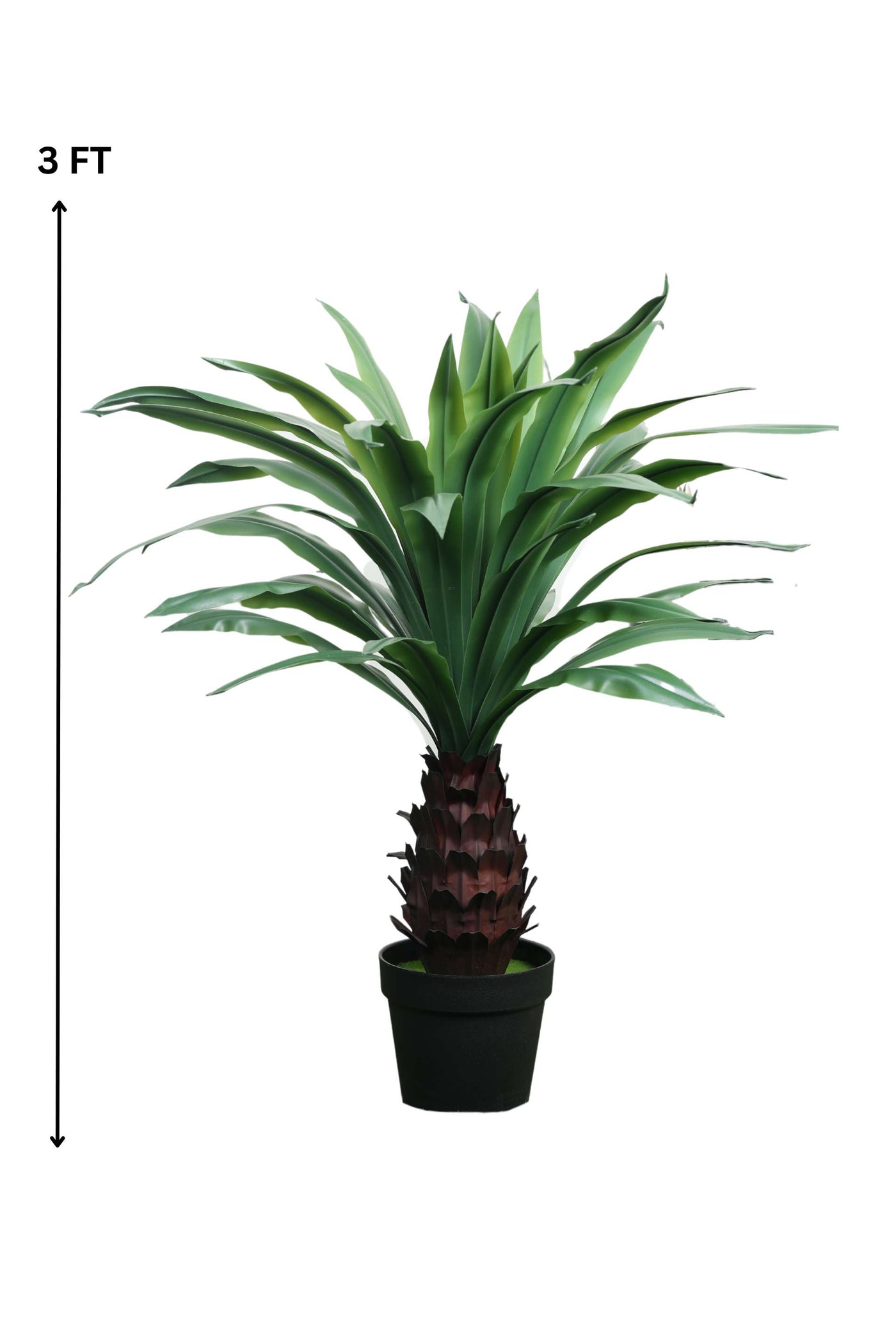 Artificial Yucca Palm Plant with Pot - 3 Ft.