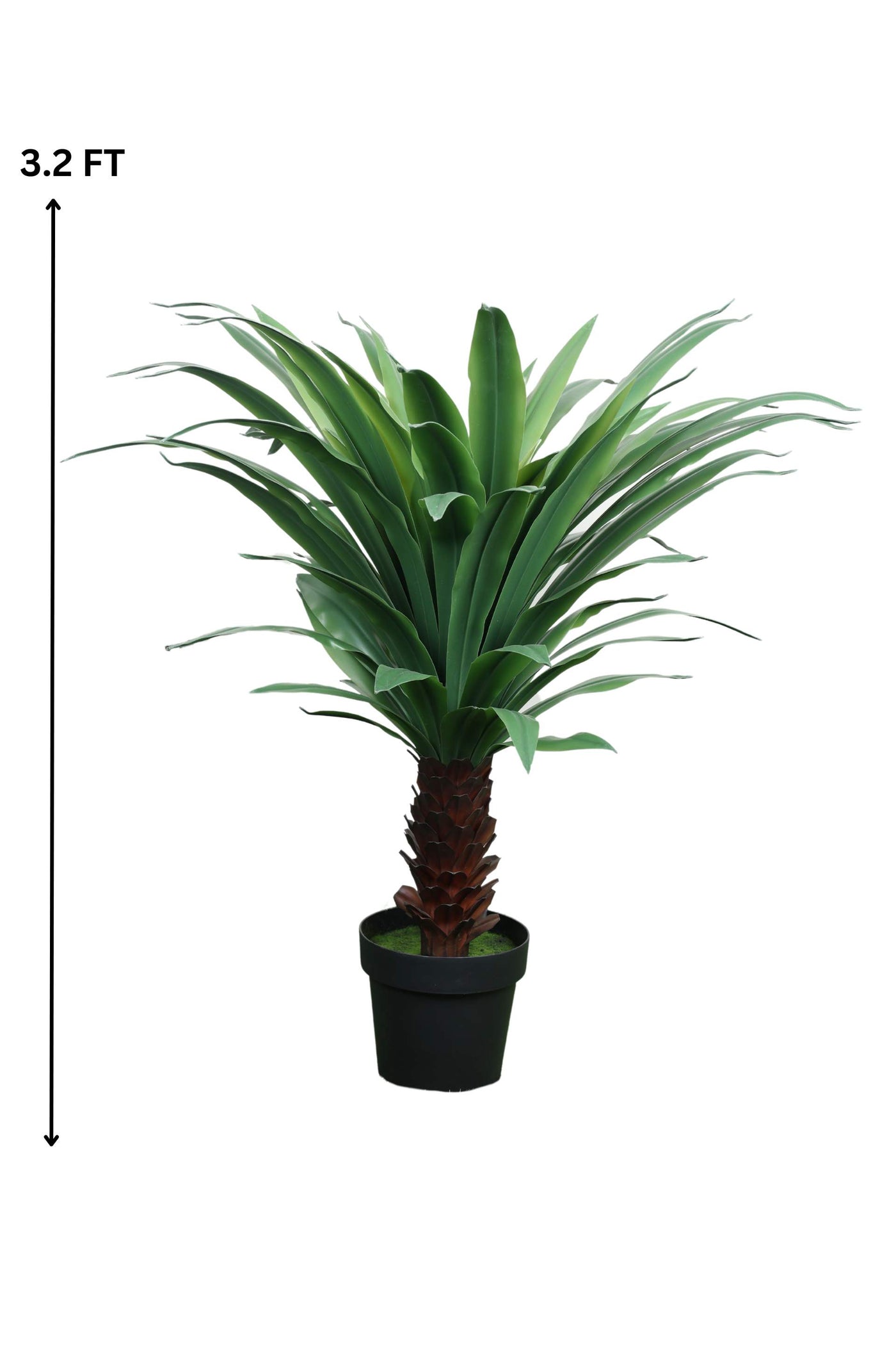 Artificial Yucca Palm Plant with Pot - 3.2 Ft.