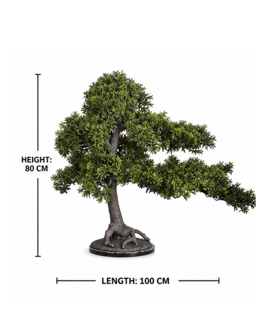 Luxury Artificial Japanese Bonsai Tree- 2.5 FT Without Pot