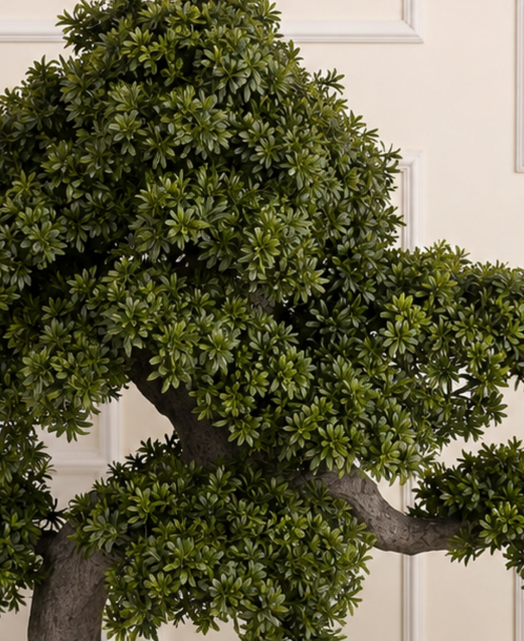 Premium Artificial Bonsai Tree with Natural Sculpted Trunk- 4FT Without Pot