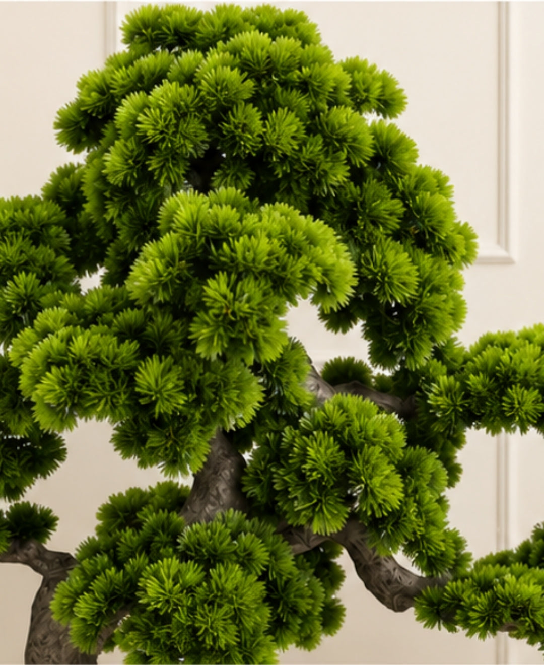 Grand Artificial Japanese Bonsai Tree with Natural Sculpted Trunk-4FT Without Pot