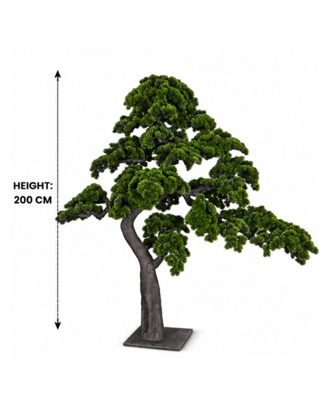 Premium Artificial Bonsai Tree with Elegant Cascading Canopy- 6.5 FT Without Pot