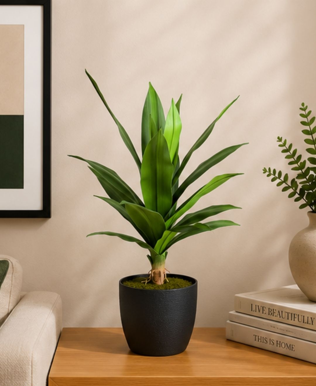 Mini Artificial Dracaena Marginata Plant Without Pot- 1FT