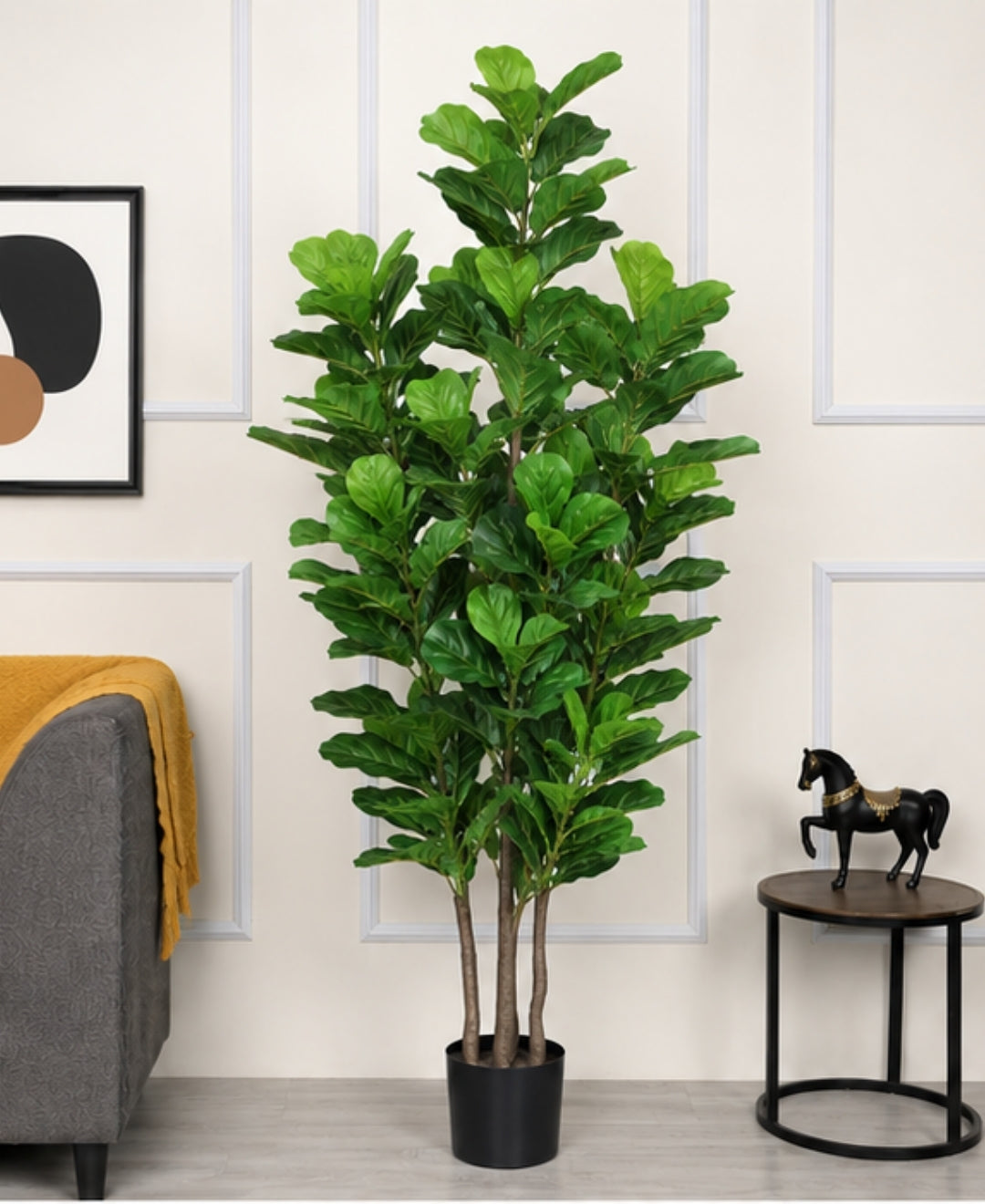Luxury Artificial Fiddle Leaf Fig Tree With Pot