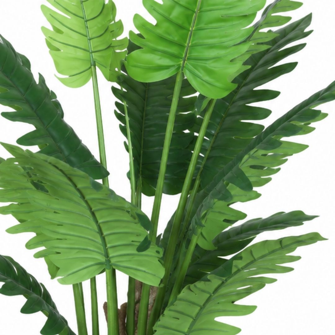 Split Leaf Philodendron Faux Plant Without Pot- 4FT