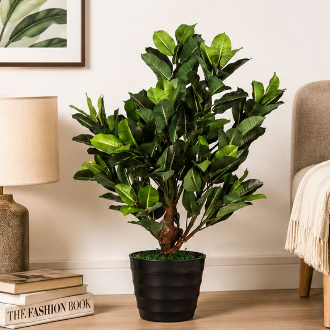 Compact Artificial Quercus Tree Without Pot