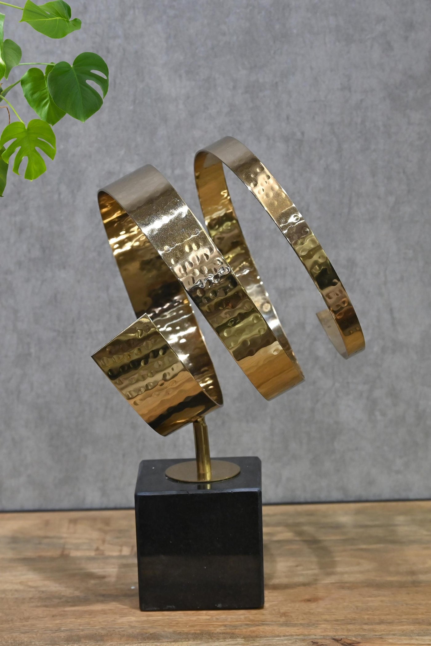 Damon Hyldreth Gold Metal Artifact for your Home or Office Decor-Large