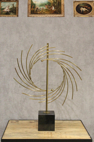 Ornamental Sun Abstract Metal Figurines for your Home or Office decor-Small