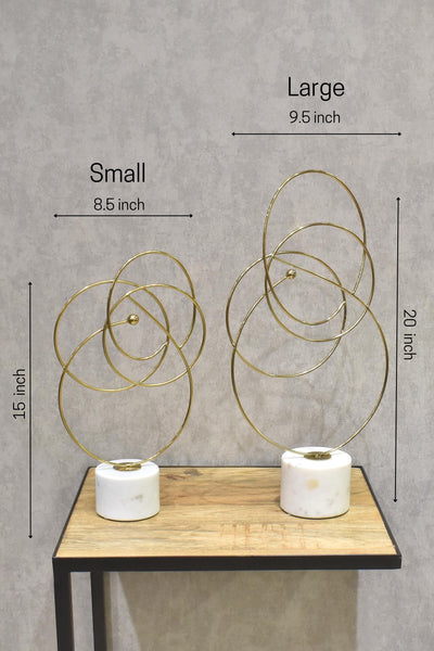 Abstract Scribble Metal Sculpture for your Home or office decor-Large