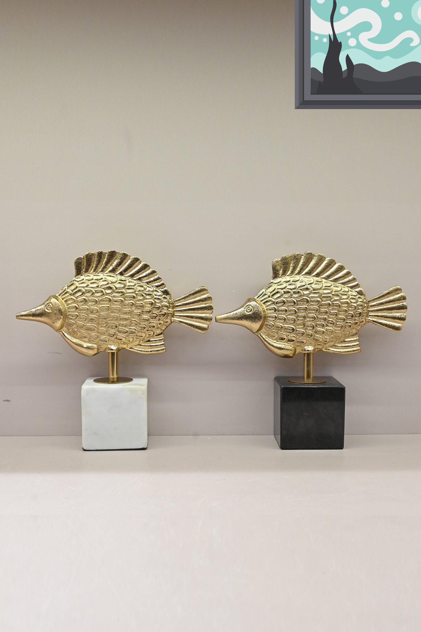 Metal Artifacts Golden Fish