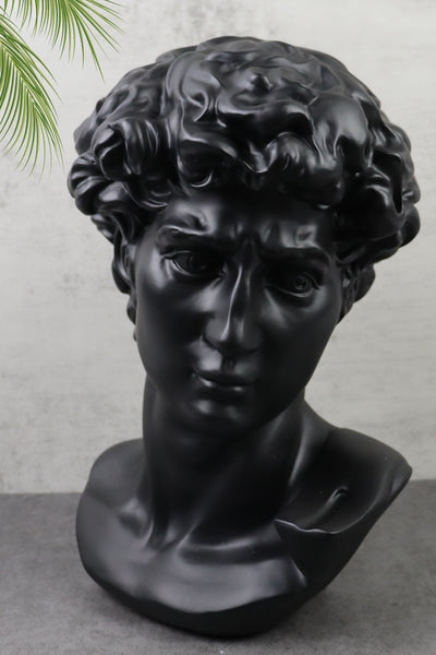 Classic Greek Michelangelo David Bust Statue Replica Sculpture Figurine for Artist